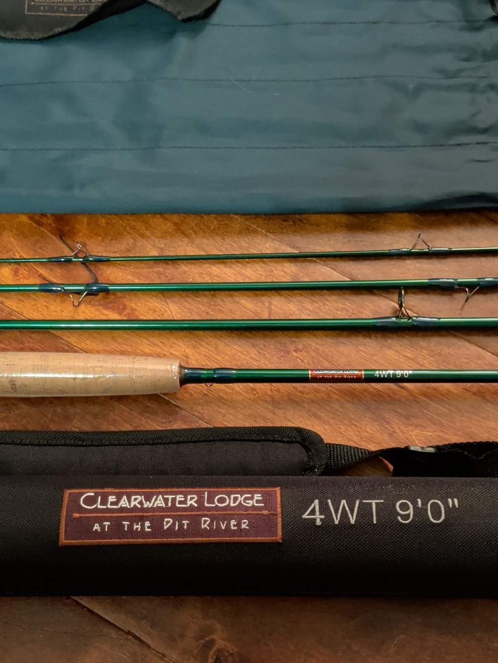 NEW Clearwater Lodge 4WT 9’0” 4-Piece Travel Fly Fishing Rod & Hard Case